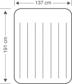 Intex Pillow Rest Classic Full Luchtbed - 2-persoons - 191x137x23 Cm -Outdoor Camping Winkel 1023x1200 2