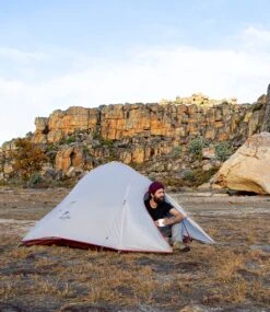 Cloud Up 3 Upgraded - Naturehike® - Tent 3 Persoons - Lichtgewicht Tent - Incl. Grondzeil - 20D 4000MM - Outdoor Kampeertent - Waterdicht - Hiking & Wandelen -Outdoor Camping Winkel 1040x1200 1