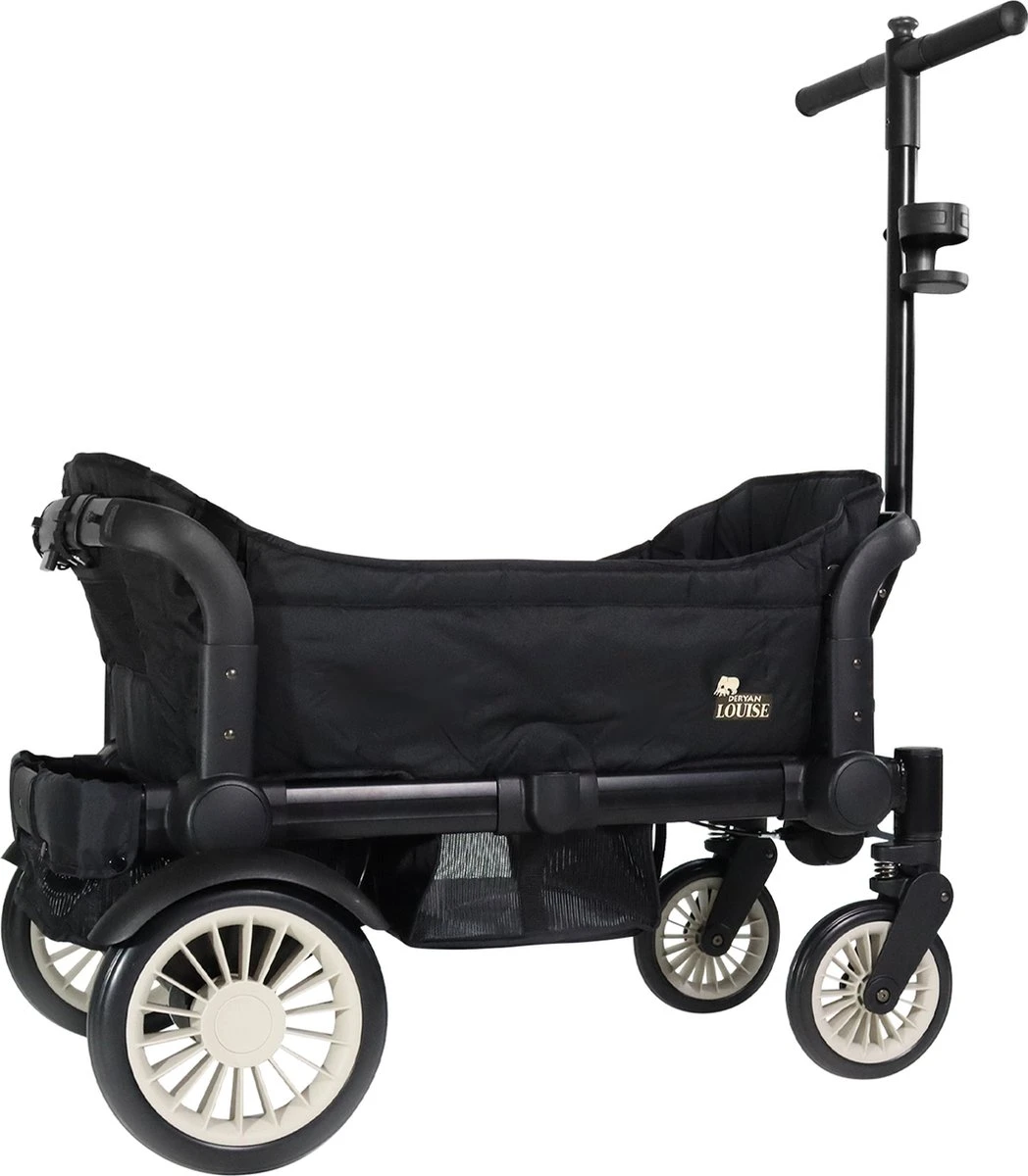 Deryan Luxe Sandy Bolderkar - Duo Buggy - Tandem Buggy - Opvouwbaar - Inklapbare Bolderwagen - Duo Kinderwagen - Zwart 13 Deryan Luxe Sandy Bolderkar - Duo Buggy - Tandem Buggy - Opvouwbaar - Inklapbare Bolderwagen - Duo Kinderwagen - Zwart - Afbeelding 11