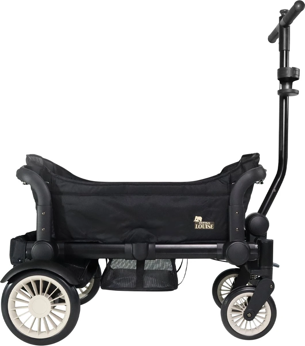 Deryan Luxe Sandy Bolderkar - Duo Buggy - Tandem Buggy - Opvouwbaar - Inklapbare Bolderwagen - Duo Kinderwagen - Zwart 10 Deryan Luxe Sandy Bolderkar - Duo Buggy - Tandem Buggy - Opvouwbaar - Inklapbare Bolderwagen - Duo Kinderwagen - Zwart - Afbeelding 8