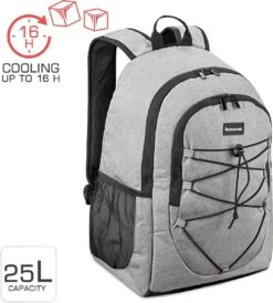 Bomoe Koeltas Rugzak IceBreezer KR45 Koelrugzak Grijs 45x19x33 Cm - 25 Liter 16 Bomoe Koeltas Rugzak IceBreezer KR45 Koelrugzak Grijs 45x19x33 Cm - 25 Liter -Outdoor Camping Winkel 1082x1200