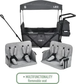 FableKids LEO X4Plus Opvouwbare Wagen Met Dak Fossil Grey 16 FableKids LEO X4Plus Opvouwbare Wagen Met Dak Fossil Grey -Outdoor Camping Winkel 1082x1200 3