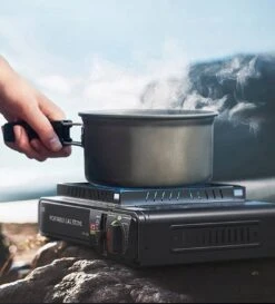 IBright Draagbare Camping Kooktoestel - Gasbrander - 1 Pits Gaspit - Elektrische Ontsteking - 2900 Watt - Met Koffer - Zwart -Outdoor Camping Winkel 1086x1200 3