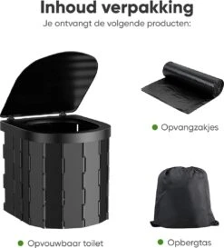 KNGZ Outdoor Gear – Camping Toilet – Nieuw Model – Biologisch Afbreekbare Zakjes – Opvouwbare Camping Toilet Met Deksel – Camping Toilet Hoge Zit – Draagbare WC Emmer Volwassen – Draagbaar Mobiel Potje – Nachtemmer – Opvouwbaar Toilet – Kamperen 17 KNGZ Outdoor Gear – Camping Toilet – Nieuw Model – Biologisch Afbreekbare Zakjes – Opvouwbare Camping Toilet Met Deksel – Camping Toilet Hoge Zit – Draagbare WC Emmer Volwassen – Draagbaar Mobiel Potje – Nachtemmer – Opvouwbaar Toilet – Kamperen -Outdoor Camping Winkel 1087x1200 3