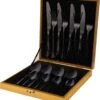 SMILON Bestekset In Koffer Zwart - 16 Delig Messen Vorken Lepels Voor 4 Personen - Camping - Ideaal Voor Reizen, Kamperen, Thuis -Outdoor Camping Winkel 1089x1200 5