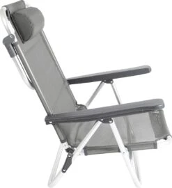 Bo-Camp Beach Chair - Monaco - Aluminium - Grijs -Outdoor Camping Winkel 1096x1200 1