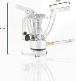 MacGyver Gasbrander Mini RVS - Camping Kookstel - Kookbrander - 10 Cm - Elektronische Ontsteking -Outdoor Camping Winkel 1113x1200 3