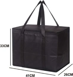 Merkloos 2 Stuks Geïsoleerde Koeltas Met Bodemplaat - Zwart -Outdoor Camping Winkel 1129x1200 2