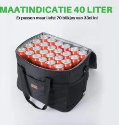 Packaway 4 Laags Geïsoleerde Koeltas - Lunchtas 40 Liter - Zwart 31 Packaway 4 Laags Geïsoleerde Koeltas - Lunchtas 40 Liter - Zwart -Outdoor Camping Winkel 1144x1200