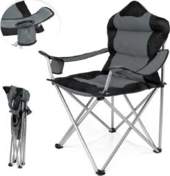 Sens Design Campingstoel - Kampeerstoel - Opvouwbaar - Grijs -Outdoor Camping Winkel 1160x1200