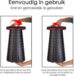 Kampeerkruk - Uitschuifbare Kruk - Rood/Zwart- Tot 120 Kg - Travel Stool - Opvouwbare Campingkruk - Inklapbaar Krukje - Telescopische Kruk - Camping - Outdoor 15 Kampeerkruk - Uitschuifbare Kruk - Rood/Zwart- Tot 120 Kg - Travel Stool - Opvouwbare Campingkruk - Inklapbaar Krukje - Telescopische Kruk - Camping - Outdoor -Outdoor Camping Winkel 1175x1200 1