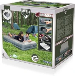 Bestway Luchtbed - 2 Personen - PVC/Polyester - Ingebouwde Oplaadbare Pomp - Fortech™ Materiaal - I-Beam Constructie - Ingebouwd Kussen -Outdoor Camping Winkel 1180x1200 2