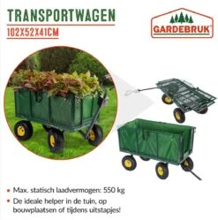 Gardebruk Bolderkar Binnenzeil - Belastbaar Tot 550 Kg – Groen -Outdoor Camping Winkel 1188x1200 9