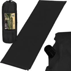 Springos Slaapmat | Zelfopblazend | 180 Cm | Inclusief Hoes | Zwart -Outdoor Camping Winkel 1190x1200 12