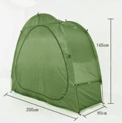 Merkloos Fietstent, Beschermhoes Fietsenschuur, Tent Voor Camping In De Open Lucht-groen 200*80*165CM -Outdoor Camping Winkel 1191x1200 2