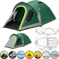 Coleman Kobuk Valley 3 Plus Koepeltent - Verduisterend - 3-Persoons -Outdoor Camping Winkel 1193x1200 1