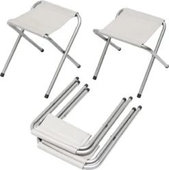 Inklapbare, In Hoogte Verstelbare Campingtafel 120x60x70cm Incl. 4 Inklapbare Krukken Campingtafel S -Outdoor Camping Winkel 1194x1200