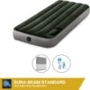 Intex Luchtbed - 1-Persoons - 76 X 191 X 25 Cm - Groen - Met Ingebouwde Voetpomp + Hoeslaken Antraciet + Reparatieset -Outdoor Camping Winkel 1195x1200 7