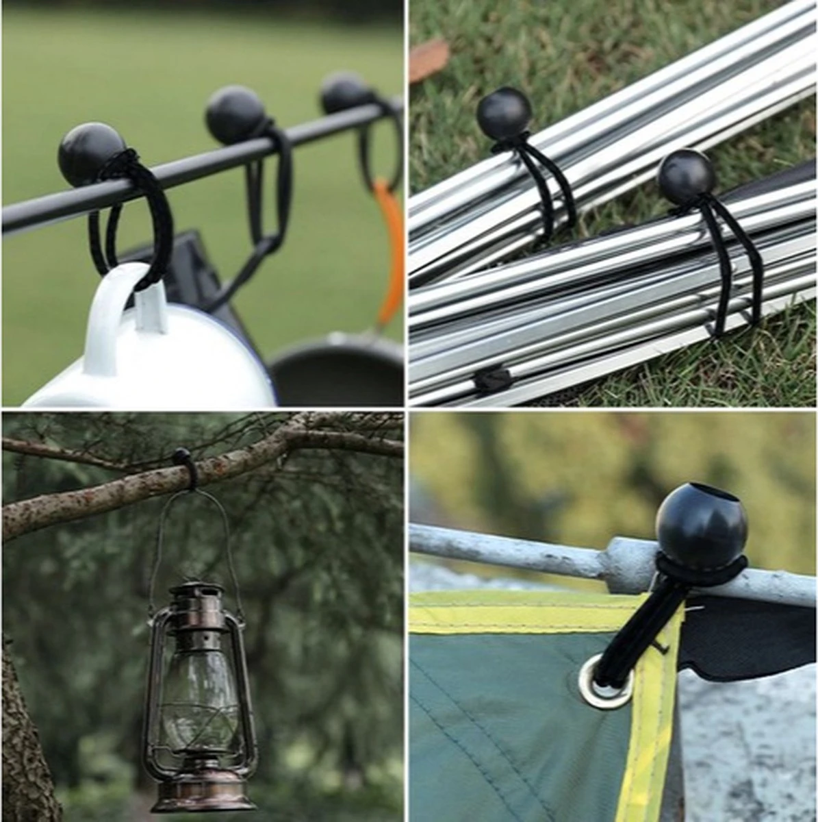 Elastische Tentspanner Met Bal 16 Tot 30 Cm- Spanelastiek - Tent - Spanner Met Plastic Bal 6 Elastische Tentspanner Met Bal 16 Tot 30 Cm- Spanelastiek - Tent - Spanner Met Plastic Bal - Afbeelding 4