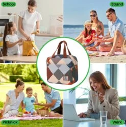 Brisby 4 Laags Geïsoleerde Koeltas - Lunchtas 4 Liter - Blok -Outdoor Camping Winkel 1197x1200 19