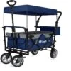 Rijoka Luxe Opvouwbare Bolderkar/Bolderwagen | Met Dakje En Draagtas | Marine Blauw -Outdoor Camping Winkel 1198x1200 23