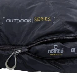 NOMAD® Taurus 400 Slaapzak | 210x80cm Grijs | Lichtgewicht & Kwalitatief | Slaapzak | Incl Hoes -Outdoor Camping Winkel 1199x1200 2