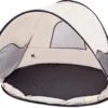 Deryan Luxe Pop Up Strandtent - Anti-UV 50+ - Cream -Outdoor Camping Winkel 1200x1009 4
