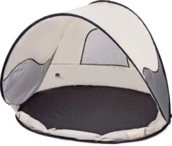 Deryan Luxe Pop Up Strandtent - Anti-UV 50+ - Cream -Outdoor Camping Winkel 1200x1015 3