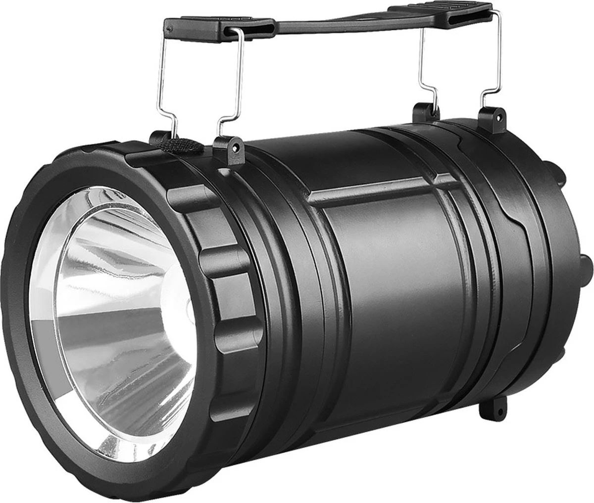 Campinglamp - Tentlamp - Lantaarn - Multifunctioneel - LED Lamp Op Batterijen - Zwart 6 Campinglamp - Tentlamp - Lantaarn - Multifunctioneel - LED Lamp Op Batterijen - Zwart - Afbeelding 4