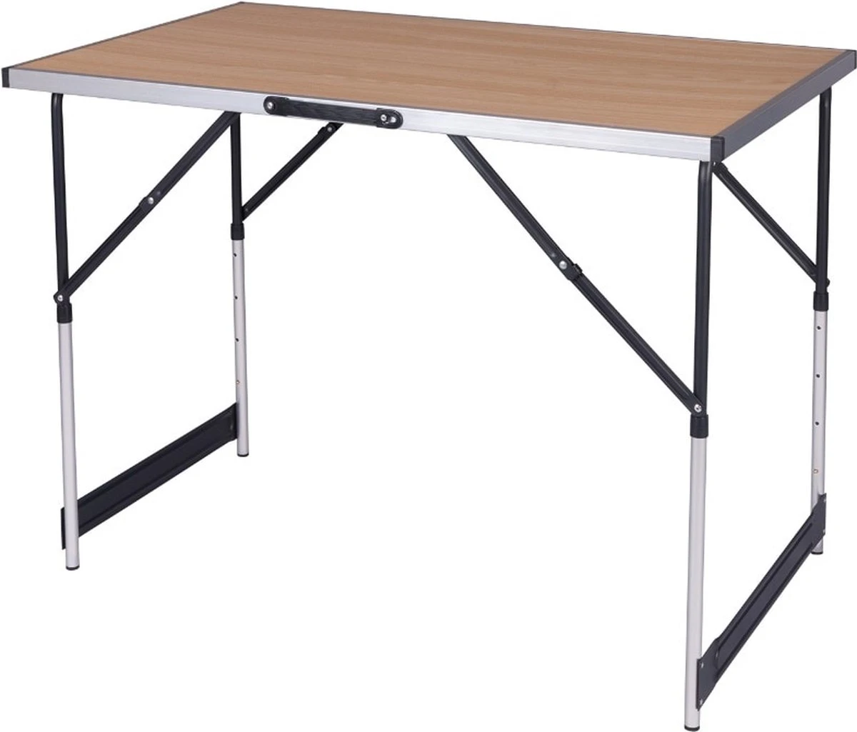 Kamyra® Campingtafel Inklapbaar - Kampeertafel, Partytafel - Opvouwbaar, Lichtgewicht & In Hoogte Verstelbaar - Aluminium/Hout 7 Kamyra® Campingtafel Inklapbaar - Kampeertafel, Partytafel - Opvouwbaar, Lichtgewicht & In Hoogte Verstelbaar - Aluminium/Hout - Afbeelding 5
