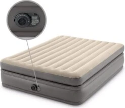 Intex Prime Comfort - Luchtbed - 2-Persoons - 152x203x51 Cm (BxLxH) - Grijs - Met Ingebouwde Motorpomp -Outdoor Camping Winkel 1200x1039 1