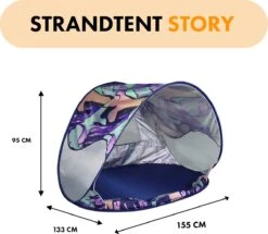 Deryan Luxe Pop Up Strandtent - Anti-UV 50+ - Story 11 Deryan Luxe Pop Up Strandtent - Anti-UV 50+ - Story -Outdoor Camping Winkel 1200x1045 2