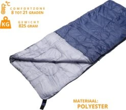 Slaapzak Envelop Dekenmodel - Zomer - 190cm X 70cm - Met Hoes -Outdoor Camping Winkel 1200x1047 3