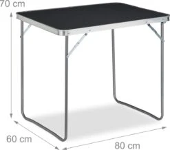 Relaxdays Campingtafel Inklapbaar - Aluminium Klaptafel - Vouwtafel Camping - Koffermodel -Outdoor Camping Winkel 1200x1057