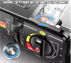 Camping Kooktoestel - Draagbaar Gasfornuis - Incl. 4x Gasflessen En Koffer -Outdoor Camping Winkel 1200x1063 3