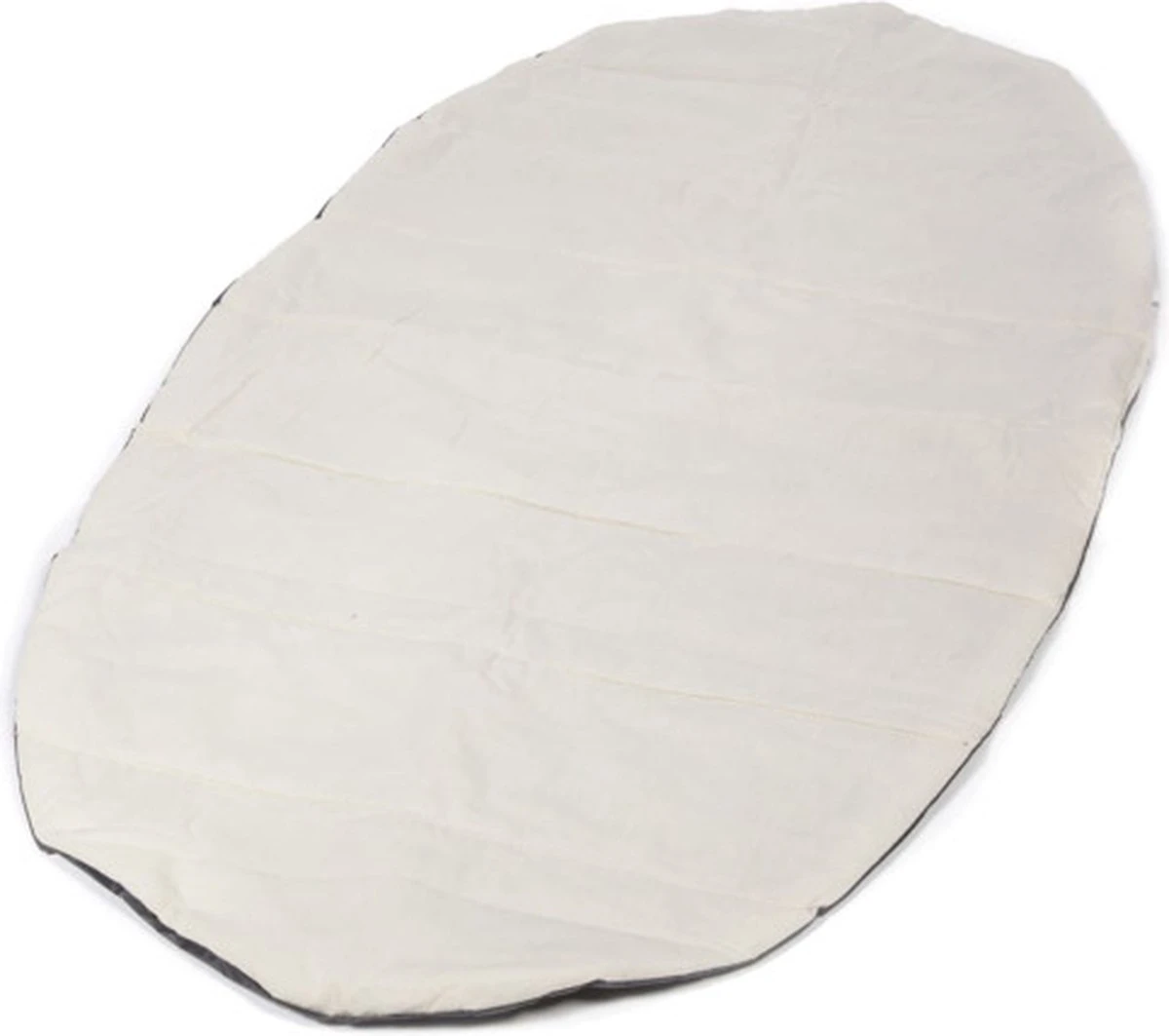 DERYAN Slaapmat Baby Luxe Katoen Crèmekleurig 3 DERYAN Slaapmat Baby Luxe Katoen Crèmekleurig