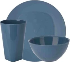 Serviesset 24-delig - Kunststof - Petrol - 8 Personen -Outdoor Camping Winkel 1200x1066 5