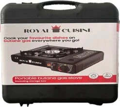 Campingman Draagbaar Gasfornuis - Campingkooktoestel - 1-Pits - Met Koffer -Outdoor Camping Winkel 1200x1068 3