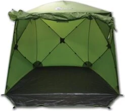 FisherPro Karpertent Met Stormcover – Vistent – Tent - Bescherming Tegen Zon En Wind – 100% Waterdichte Stormhoes – Met Handige Meeneemtas – Ook Geschikt Als Strandtent Of Festivaltent – Extra Veiligheid En Warmte Door Stormcover -Outdoor Camping Winkel 1200x1070 3