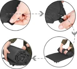 Springos Slaapmat | Zelfopblazend | 180 Cm | Inclusief Hoes | Zwart -Outdoor Camping Winkel 1200x1072 2