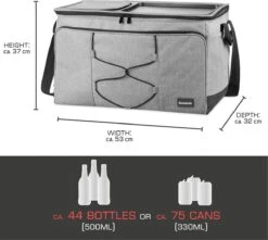 Bomoe Opvouwbare Koeltas IceBreezer KT53 - Koelbox Voor Onderweg - 53x37x32 Cm - 52 Liter - Picknicktas Perfect Voor Barbecues Of Festivals -Outdoor Camping Winkel 1200x1073