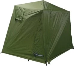 FisherPro Karpertent Met Stormcover – Vistent – Tent - Bescherming Tegen Zon En Wind – 100% Waterdichte Stormhoes – Met Handige Meeneemtas – Ook Geschikt Als Strandtent Of Festivaltent – Extra Veiligheid En Warmte Door Stormcover -Outdoor Camping Winkel 1200x1074 1