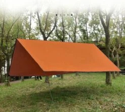 Merkloos TDR - Outdoor Draagbaar Zonnescherm Met Opbergtas - Waterdicht-SPF - Tarps Voor Kamperen300 * 300cm - 3-4Personen - Orange -Outdoor Camping Winkel 1200x1074 3