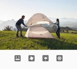 Cloud Up 1 Upgraded - Naturehike® - 1 Persoons Tent - Lichtgewicht Tent - Incl. Grondzeil - 210T 3000mm - Outdoor - Waterdicht - Hiking & Wandelen -Outdoor Camping Winkel 1200x1080 1