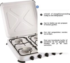 Kemper Gas Kooktoestel - Campingkooktoestel - Set Met 4 Branders - Gas - 4650W 12 Kemper Gas Kooktoestel - Campingkooktoestel - Set Met 4 Branders - Gas - 4650W -Outdoor Camping Winkel 1200x1084 3