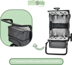 FableKids LEO X4Plus Opvouwbare Wagen Met Dak Fossil Grey 25 FableKids LEO X4Plus Opvouwbare Wagen Met Dak Fossil Grey -Outdoor Camping Winkel 1200x1091 2