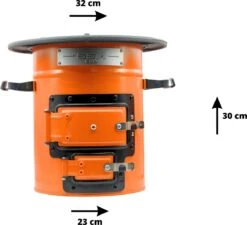 Dutch Rocket Stove - Rocket Stove - Kooktoestel Op Houtvuur - Met Draagtas - Dutch Oven -Outdoor Camping Winkel 1200x1092