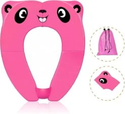 Roze Opvouwbare Toilet Zitje - WC Verkleiner - WC Bril Verkleiner- Urinoirs Kind - Toilet Training - Plas Trainer Zitje - Reis Accessoires - Camping Toilet Zitje - Toilet Verkleiner - Toilet Bril Verkleiner -Outdoor Camping Winkel 1200x1094 6