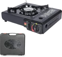 Borvat® |Draagbare Gasfornuis - Camping Kookstel - Inclusief 4 Gasflessen - Gas Stove - Gasfornuis - Kooktoestel - Outdoor - Op Reis + Gratis Smartphone Auto Magneethouder. -Outdoor Camping Winkel 1200x1103 2
