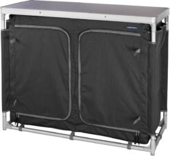 Campart Campingkeuken KI-0734 - Campingkast Groot - 4 Verstelbare Poten - Opvouwbaar En Lichtgewicht - Inclusief Opbergtas - Grijs -Outdoor Camping Winkel 1200x1105 3